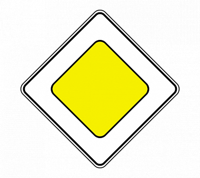 Знак 2.1 Главная дорога